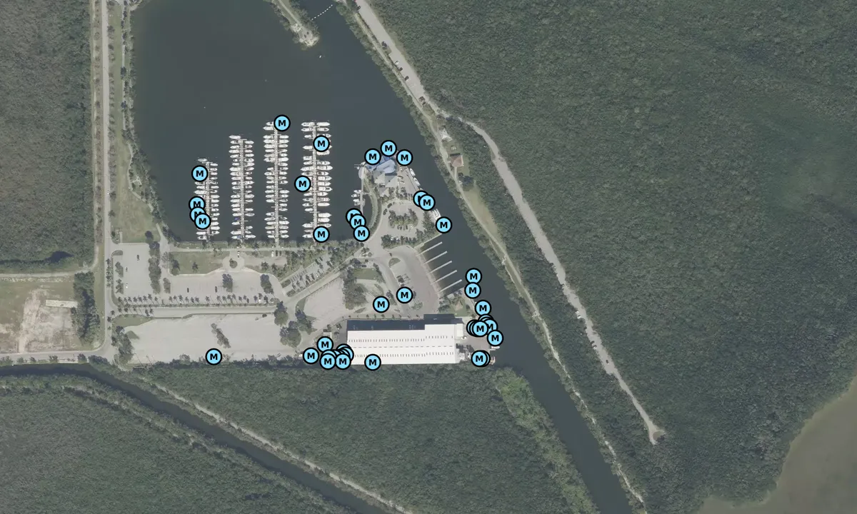Satelite image of Black Point Boat Launch