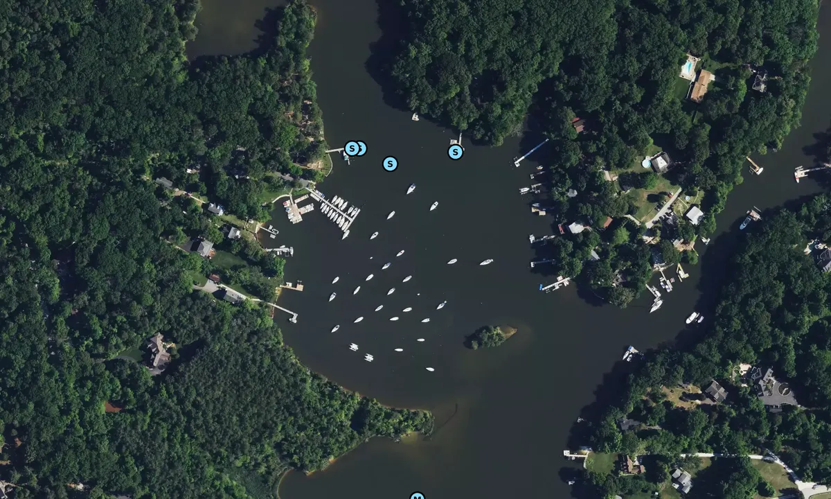 Satelite image of Blackhole Creek