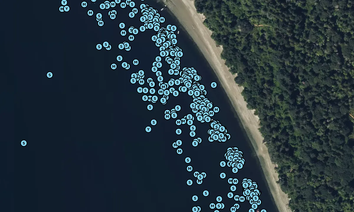 Satelite image of Blake Island State Marine Park
