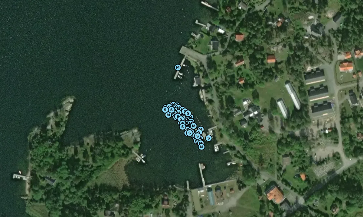 Satelite image of Blidö