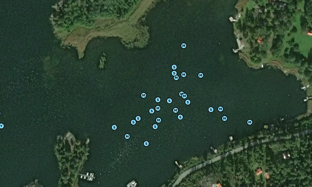 Satelite image of Blidö - Söderfladen