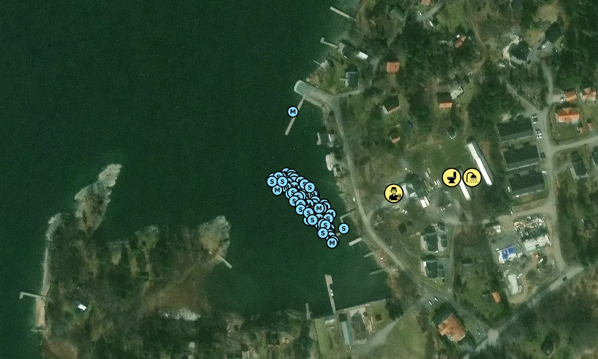 Satelite image of Blidö - Stämmarsund