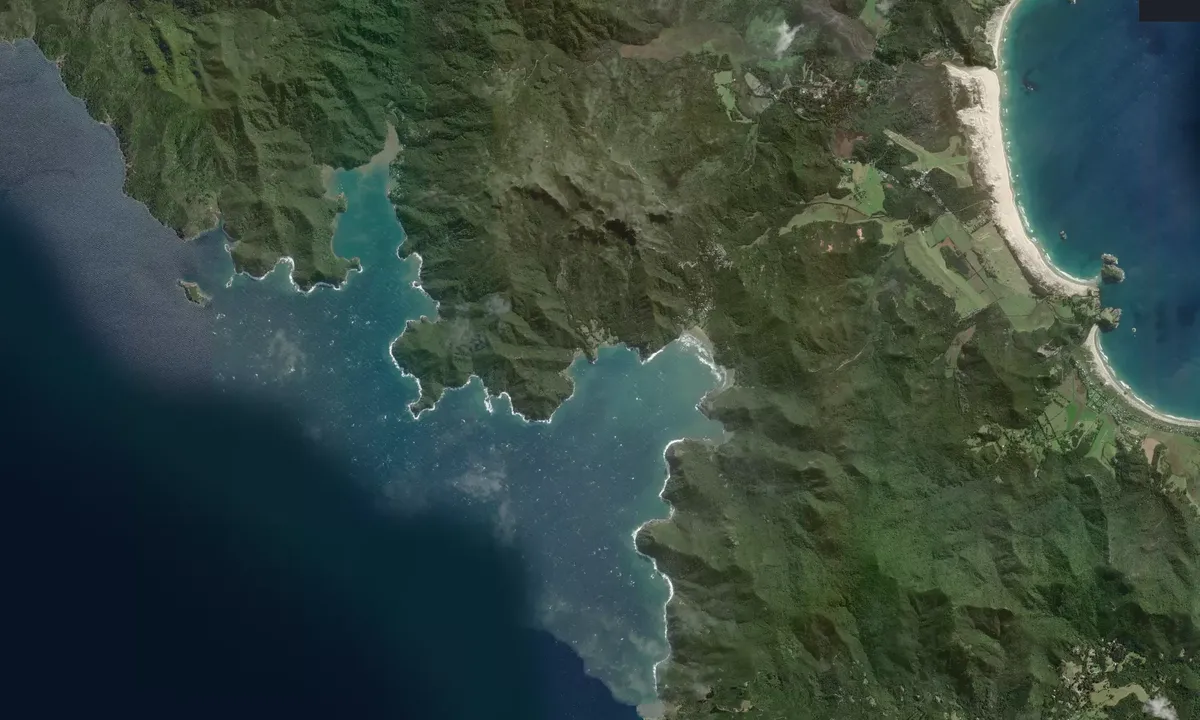 Flyfoto av Blind Bay - Auckland