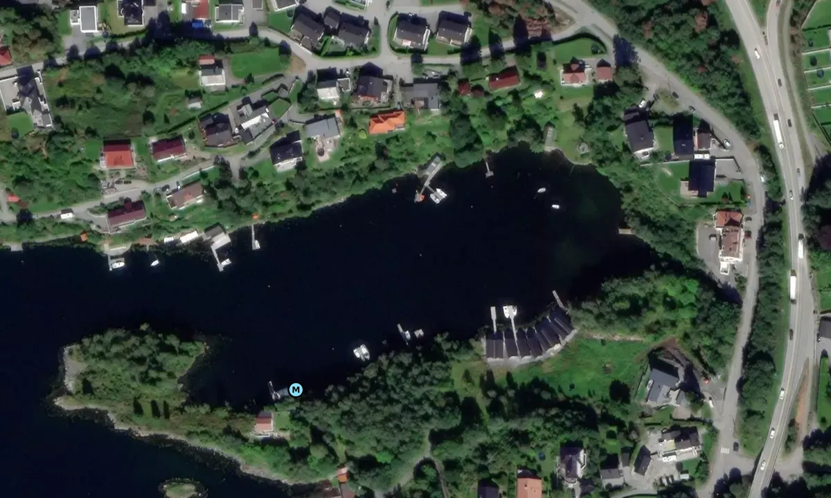 Satelite image of Blindheimvågen