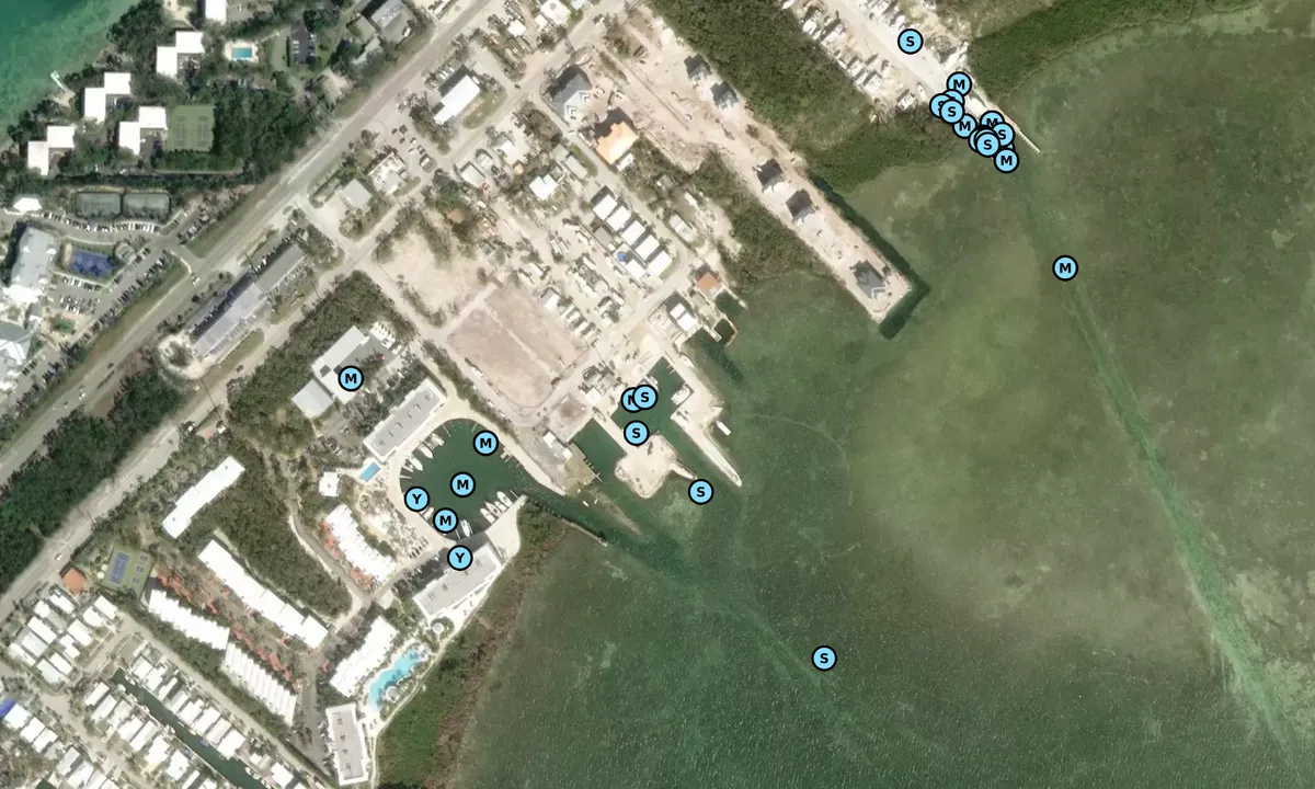 Satelite image of Blue Fin Rock Harbor Marina