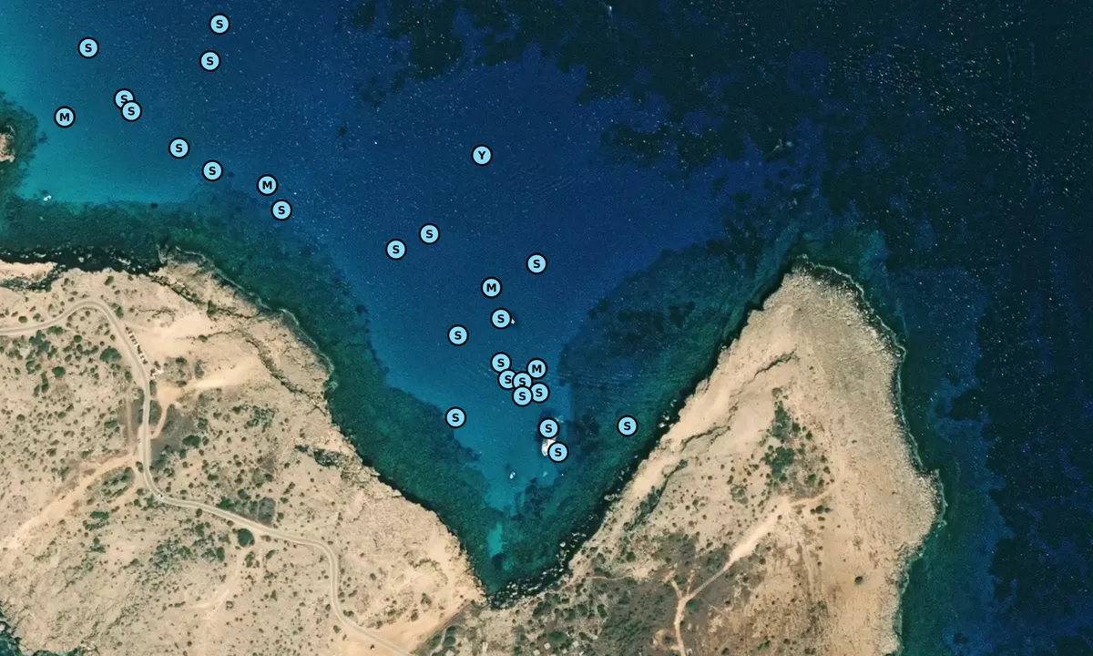 Satelite image of Blue Lagoon 4