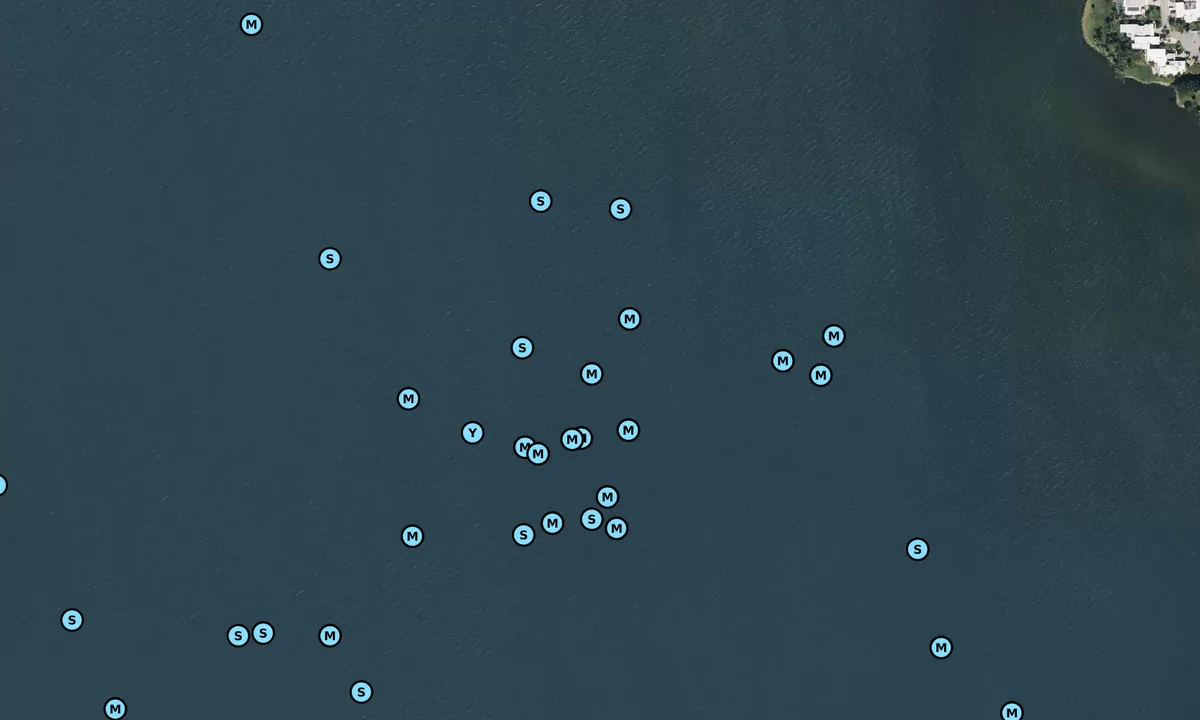Satelite image of Bluefish Point