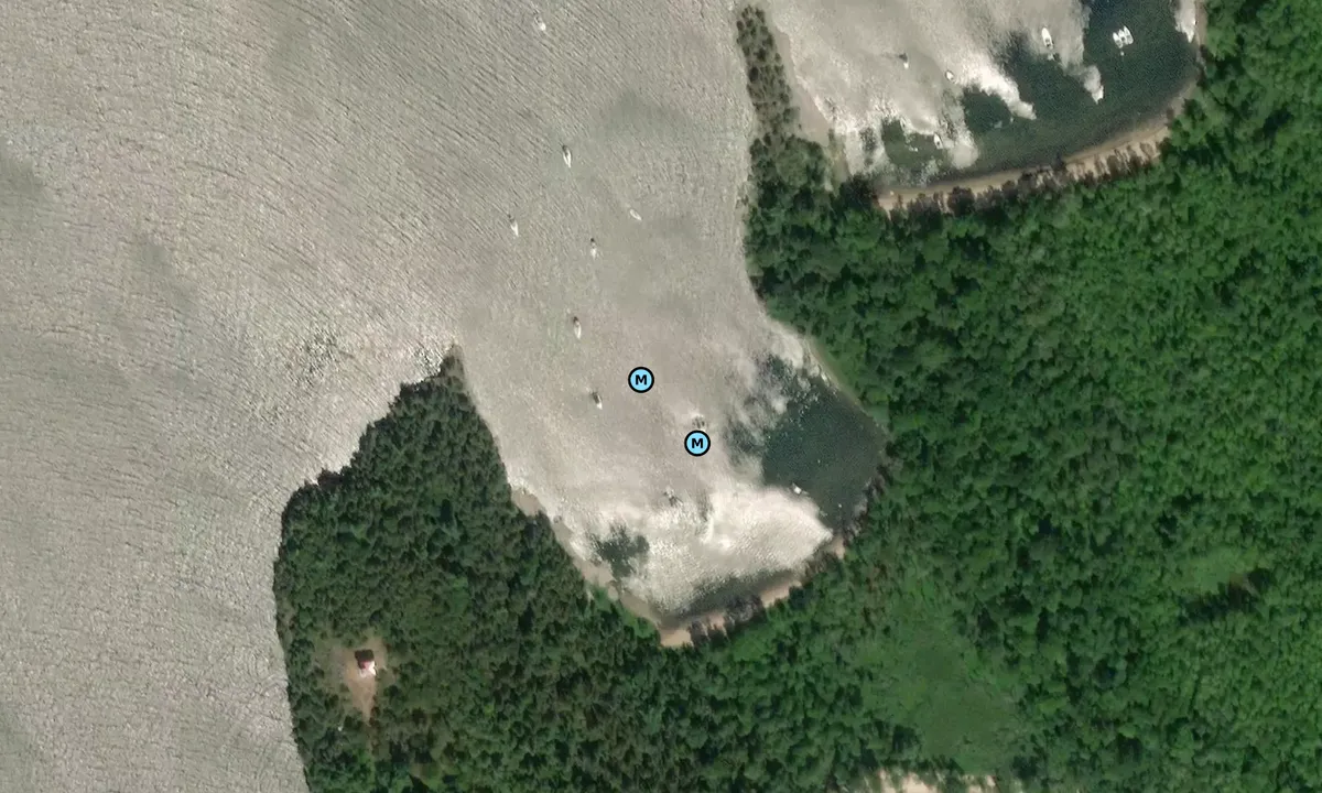 Satelite image of Bluff Point North