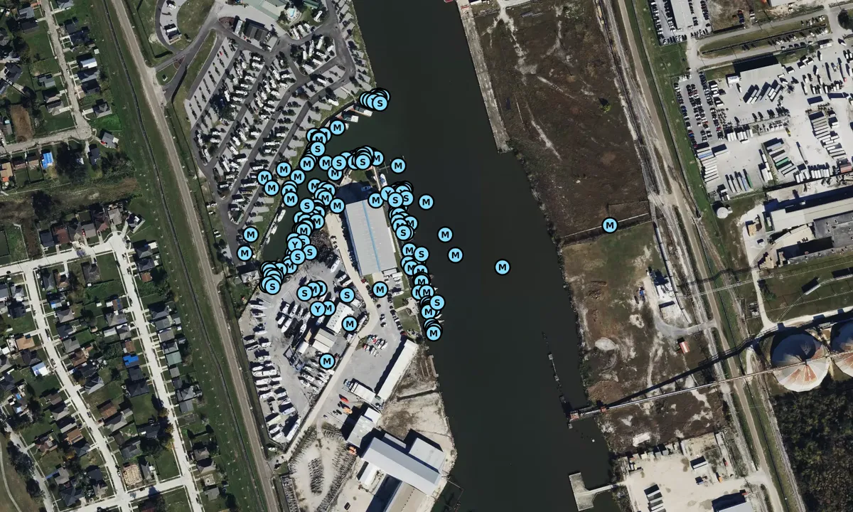 Satelite image of Boat Coat USA