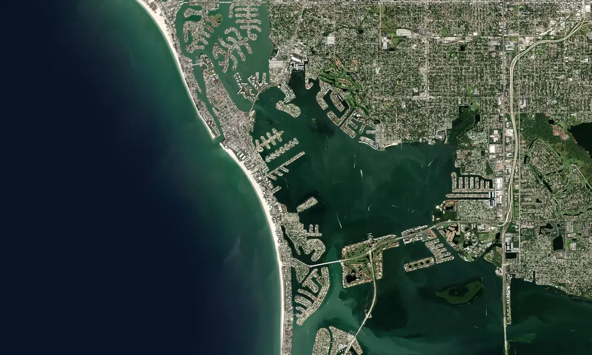 Flyfoto av Boca Ciega (West)