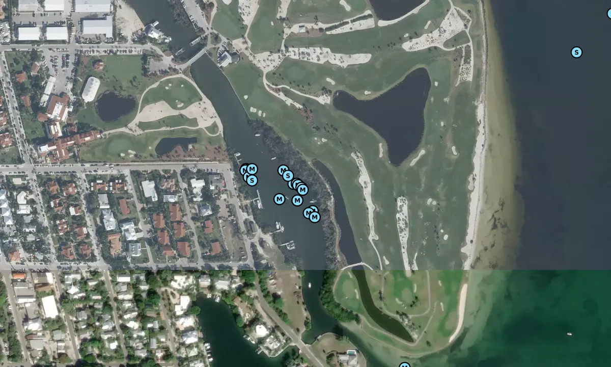 Satelite image of Boca Grande Bayou