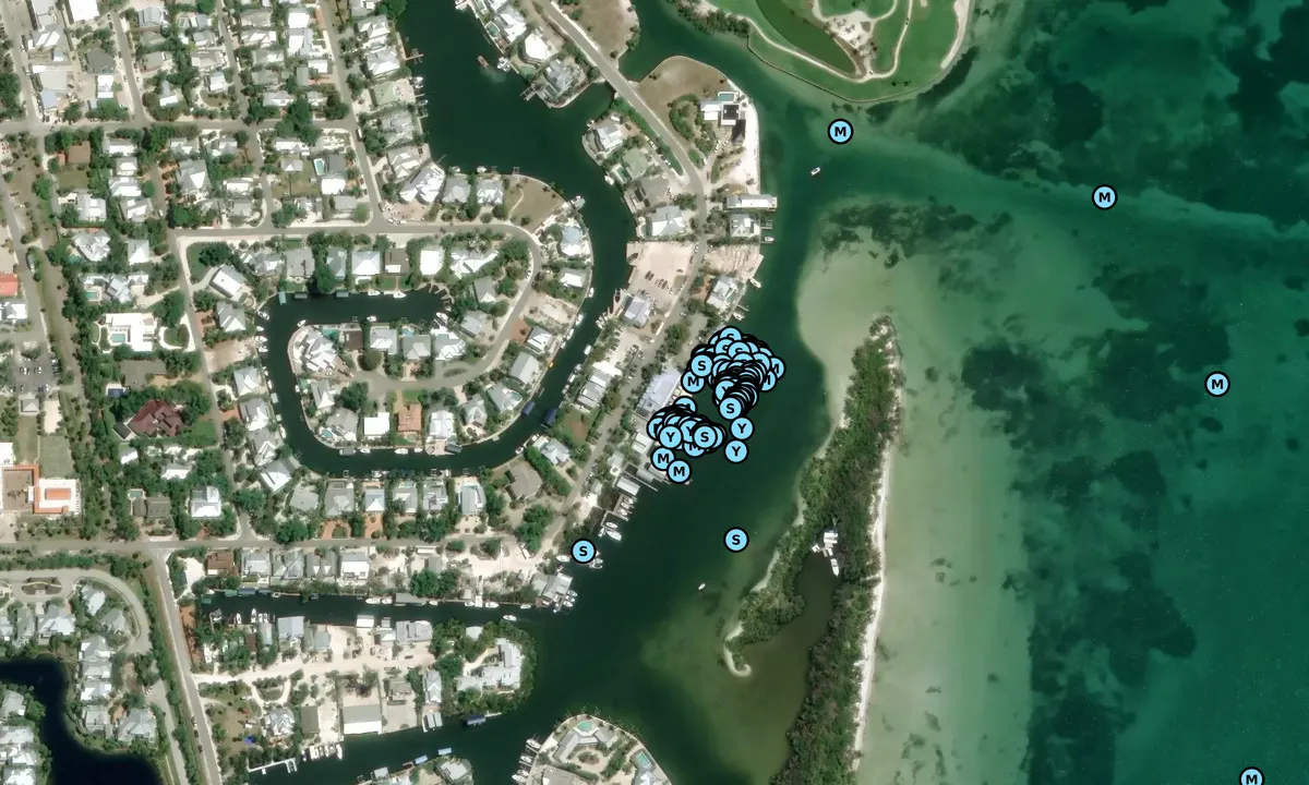 Satelite image of Boca Grande Marina