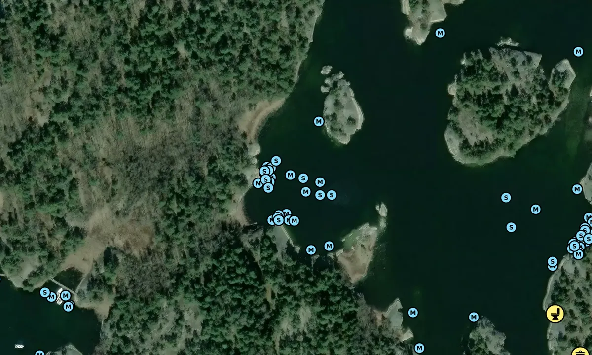 Satelite image of Bockholmen - Värmdö