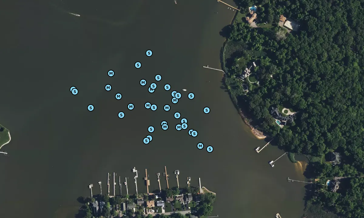 Satelite image of Bodkin Creek