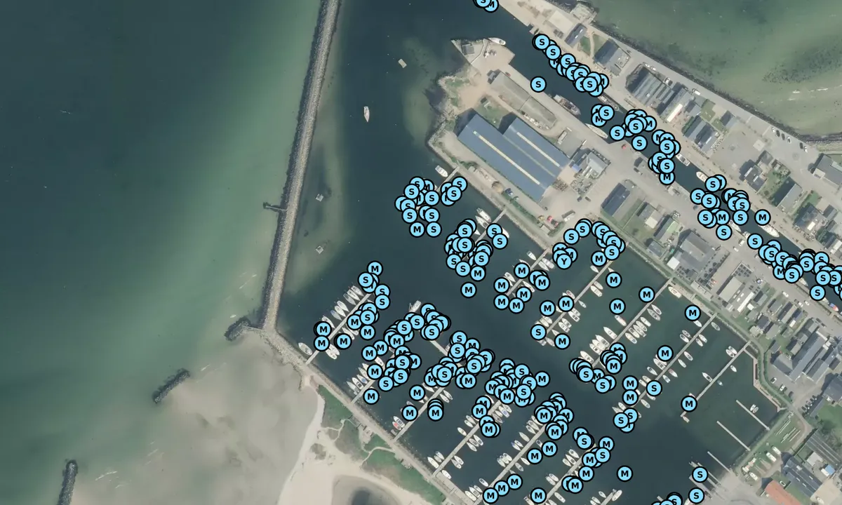 Satelite image of Bogense Havn og Marina