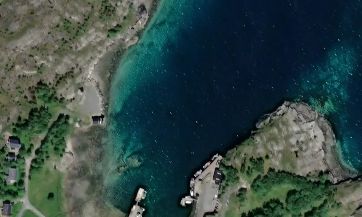 Satelite image of Bøkvika