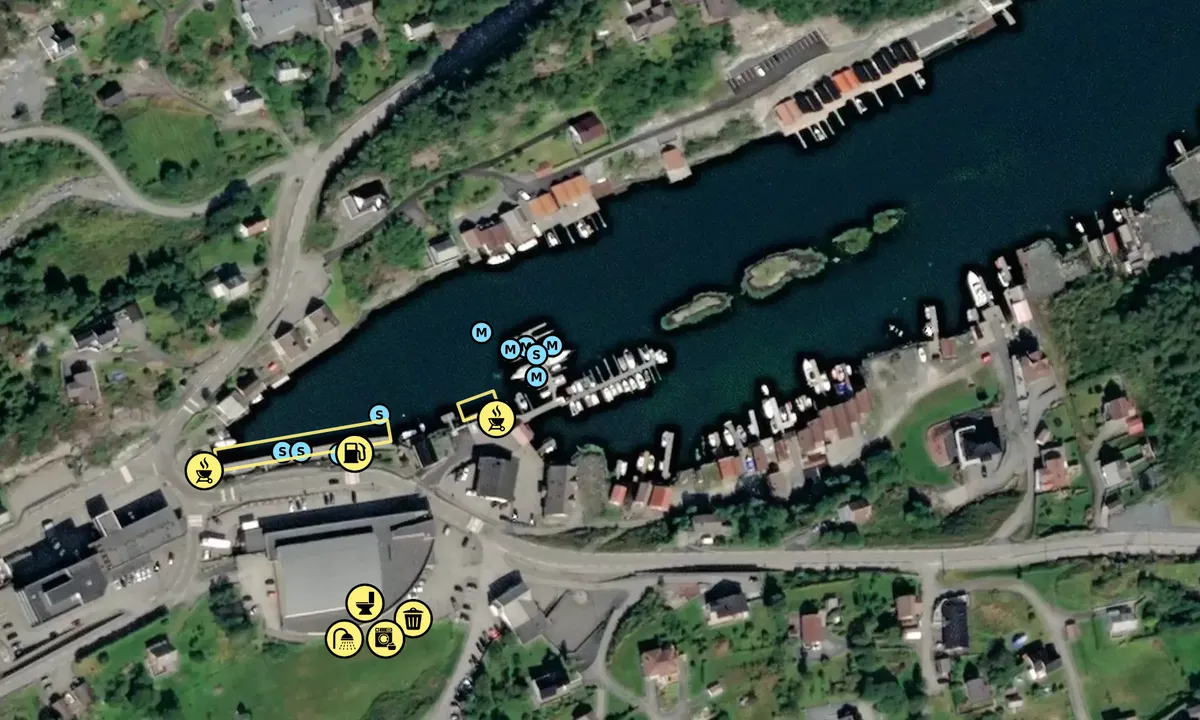 Satelite image of Bømlo Båtlag - Langevåg