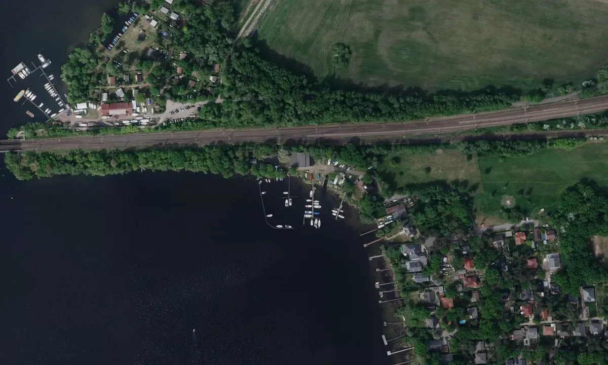Flyfoto av Bootswerft Görrissen