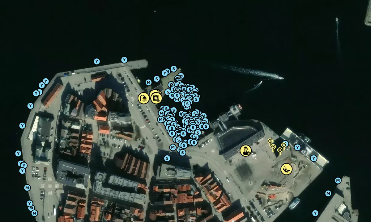 Satelite image of Børevigå Gjestehavn - Stavanger