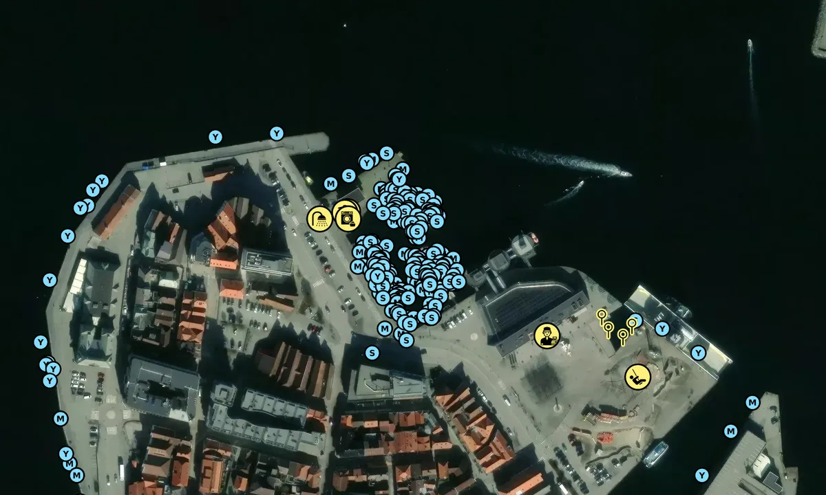 Satelite image of Børevigå Gjestehavn - Stavanger