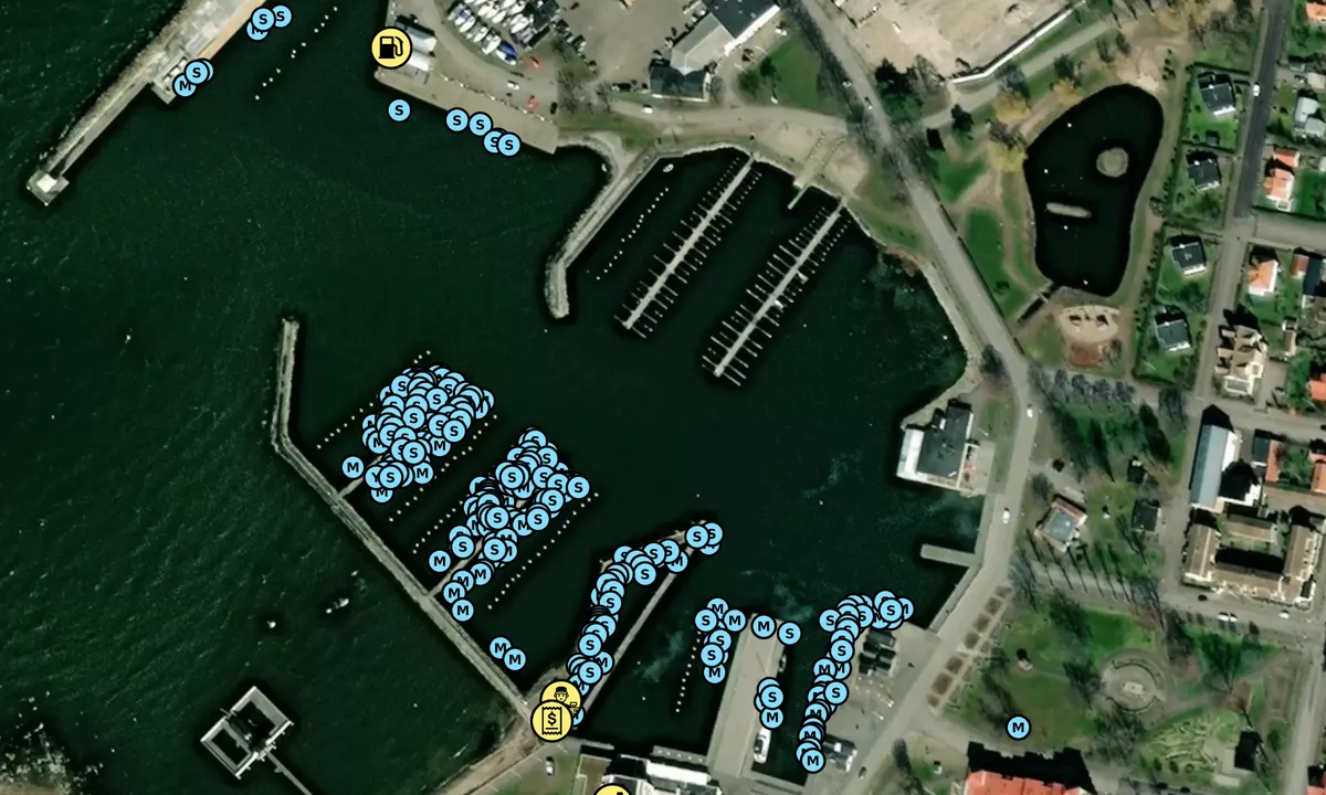 Satelite image of Borgholms Gästhamn