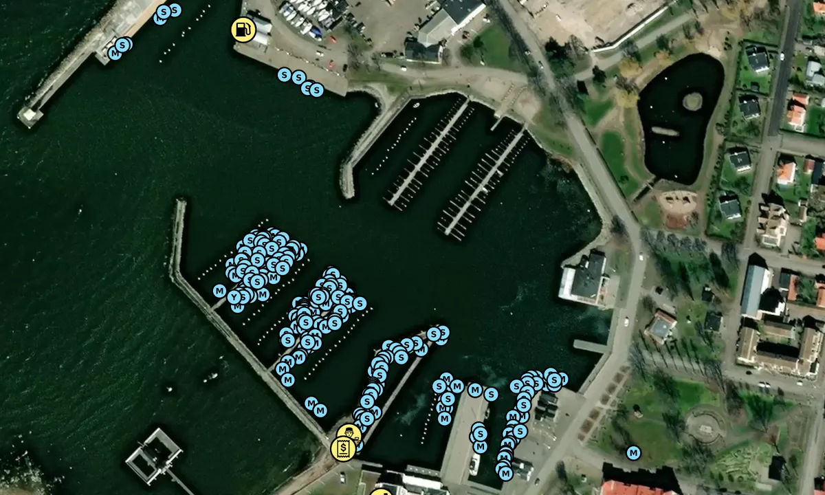 Satelite image of Borgholms Gästhamn