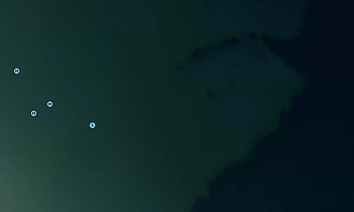 Satelite image of Bornholm Balka Beach Svaihavn