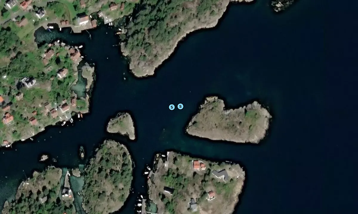 Satelite image of Borøykilen