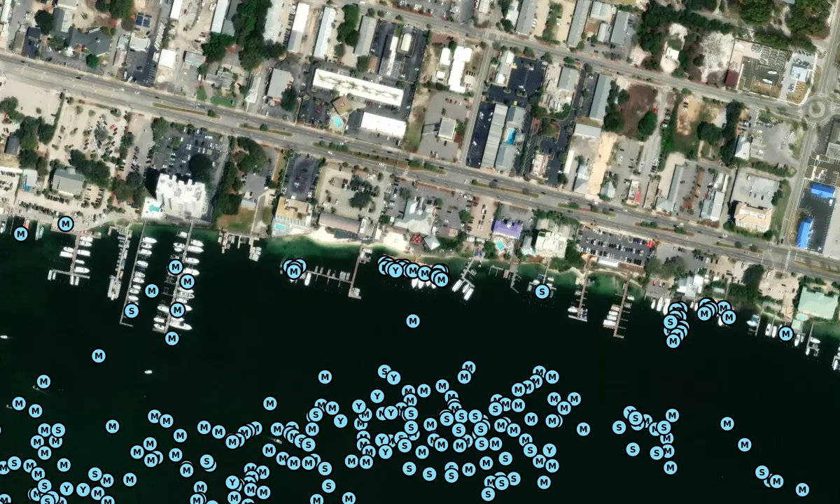 Satelite image of Boshamps Seafood and Oyster House