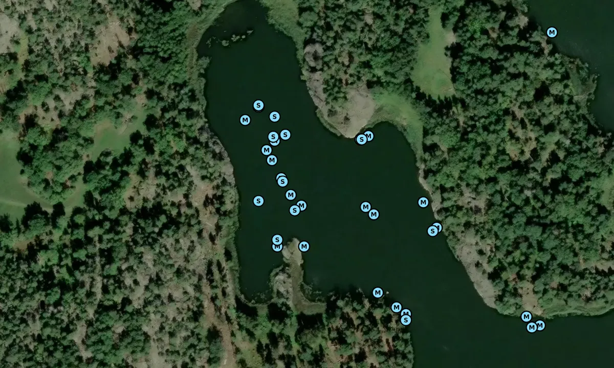 Satelite image of Boviken