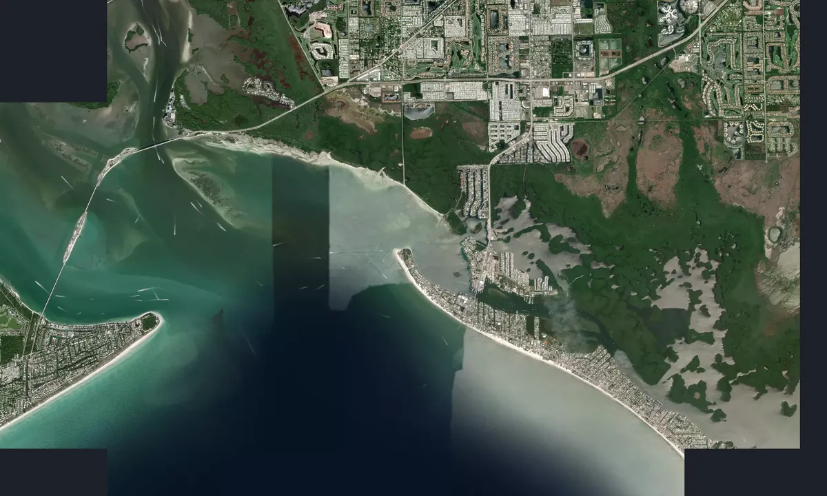 Flyfoto av Bowditch Point (free dock)