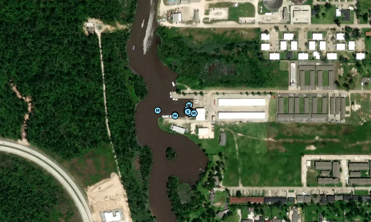 Satelite image of Bowtie Marina