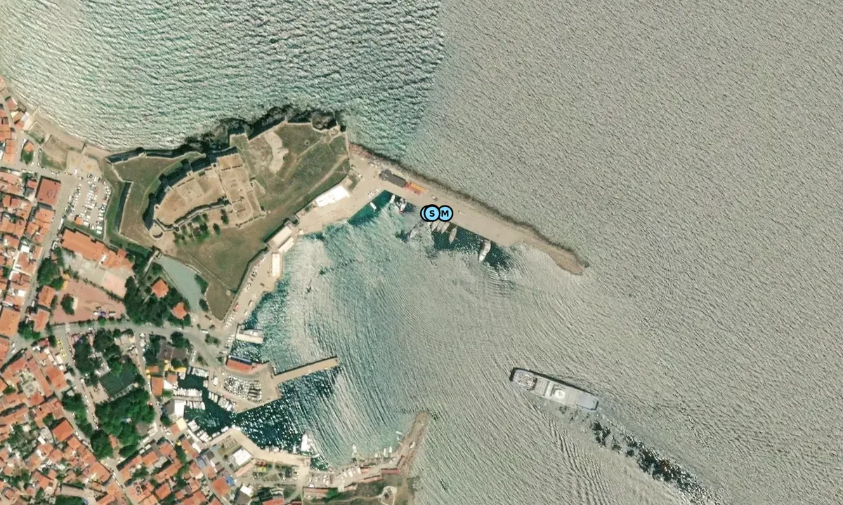 Satelite image of Bozcaada Limani