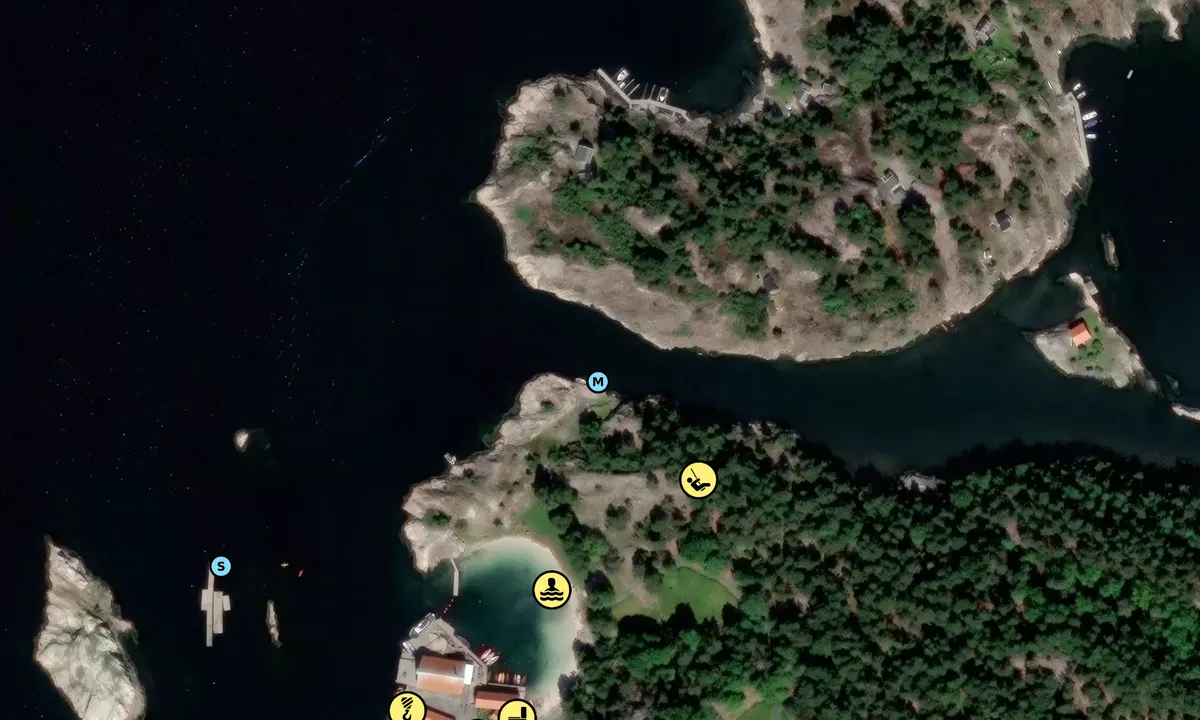 Satelite image of Bragdøya - Kystlaget nord