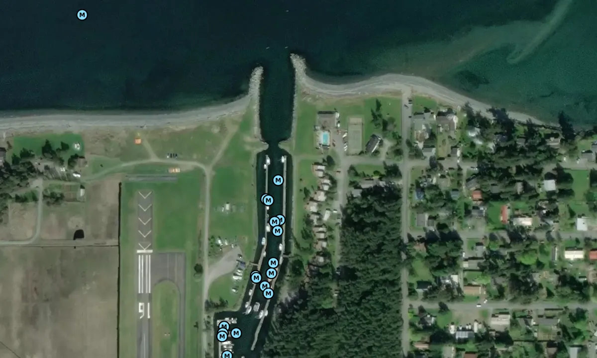 Satelite image of Brandt's Landing Marina