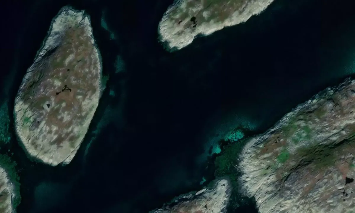 Satelite image of Brattøya