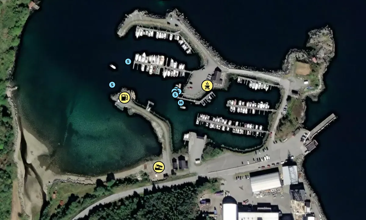 Satelite image of Brattvåg Småbåtforening - Gjestehavn