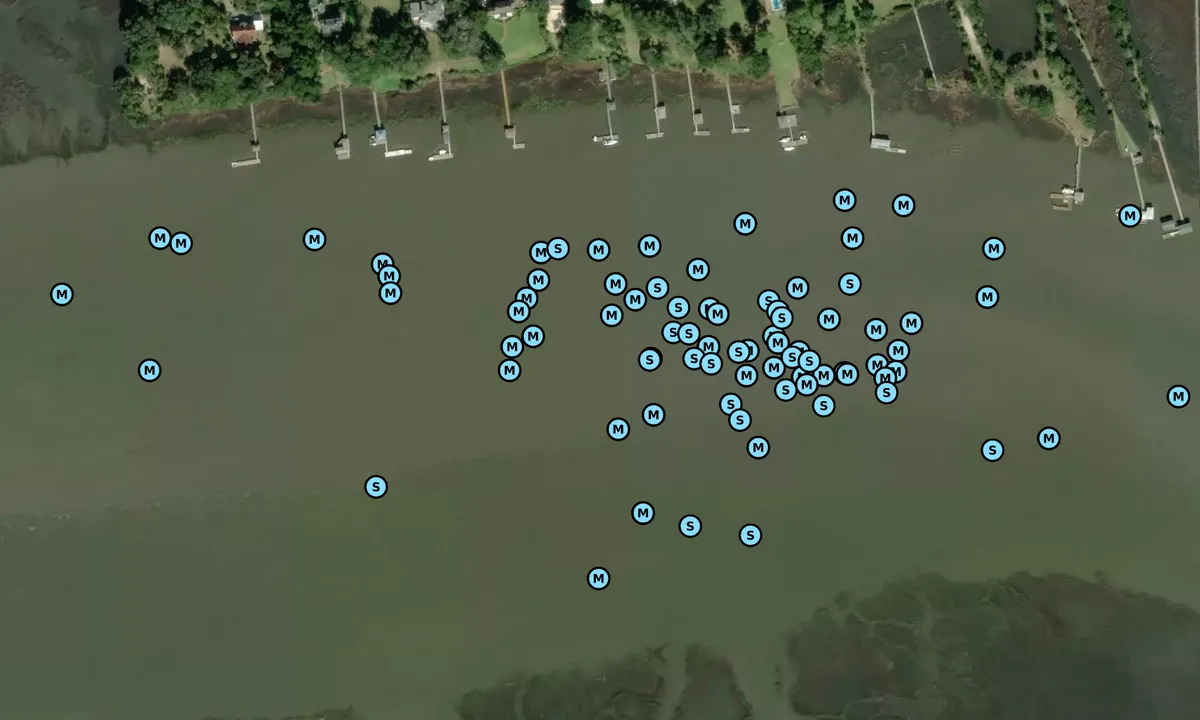 Satelite image of Breakfast Creek