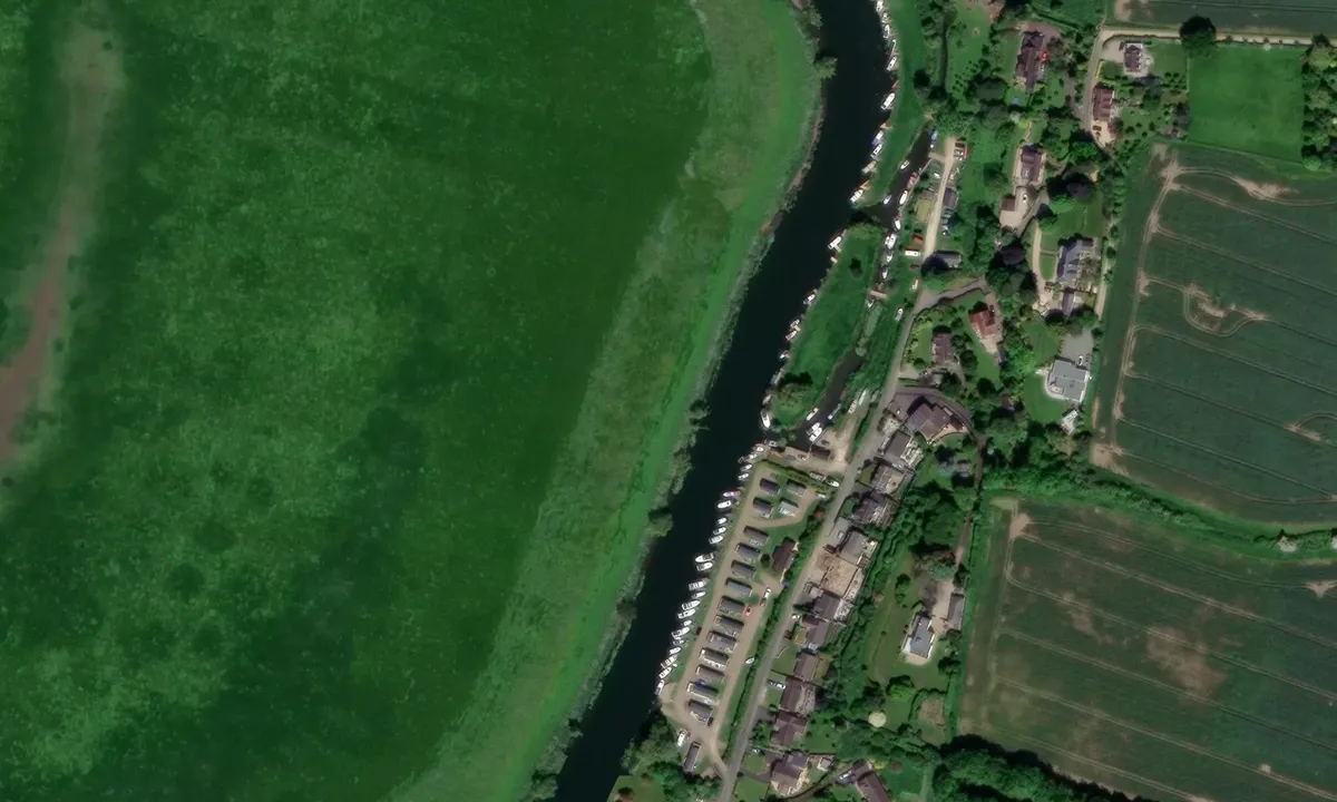 Satelite image of Bredon Marina