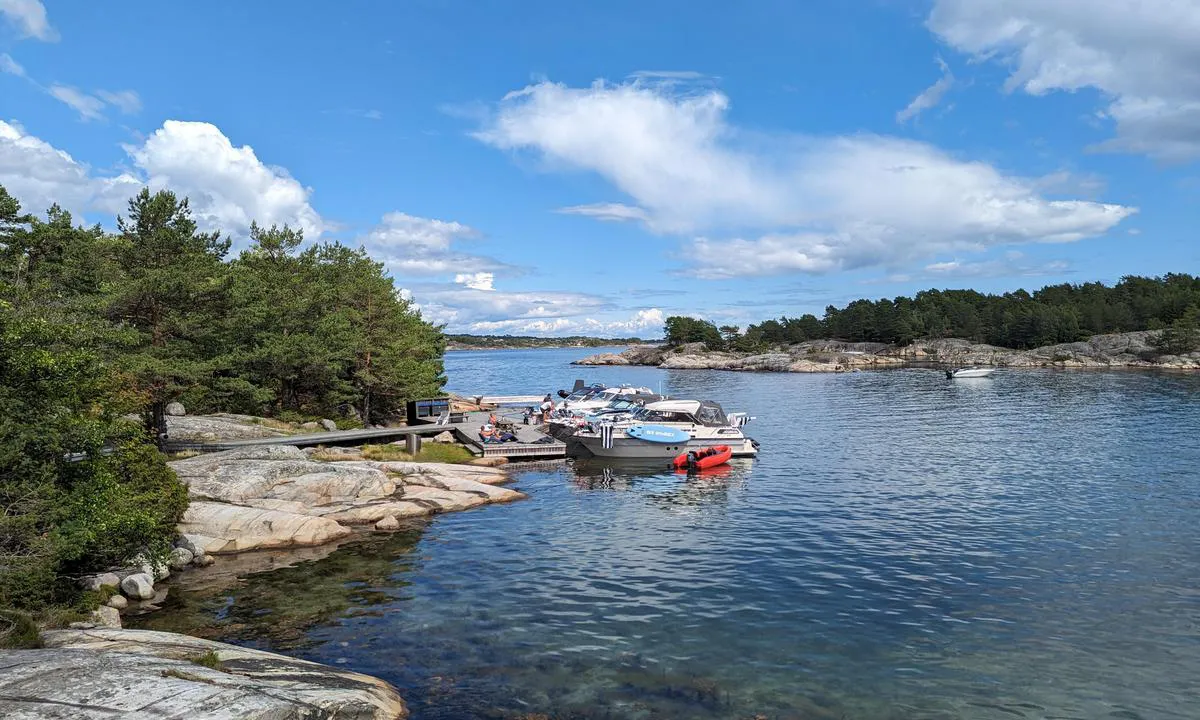 Breibukt: Brygge lengst på vestsiden