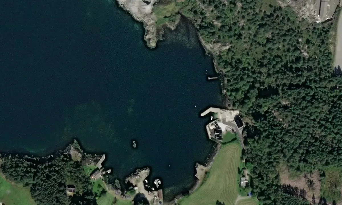 Satelite image of Breidvika - Fitjar