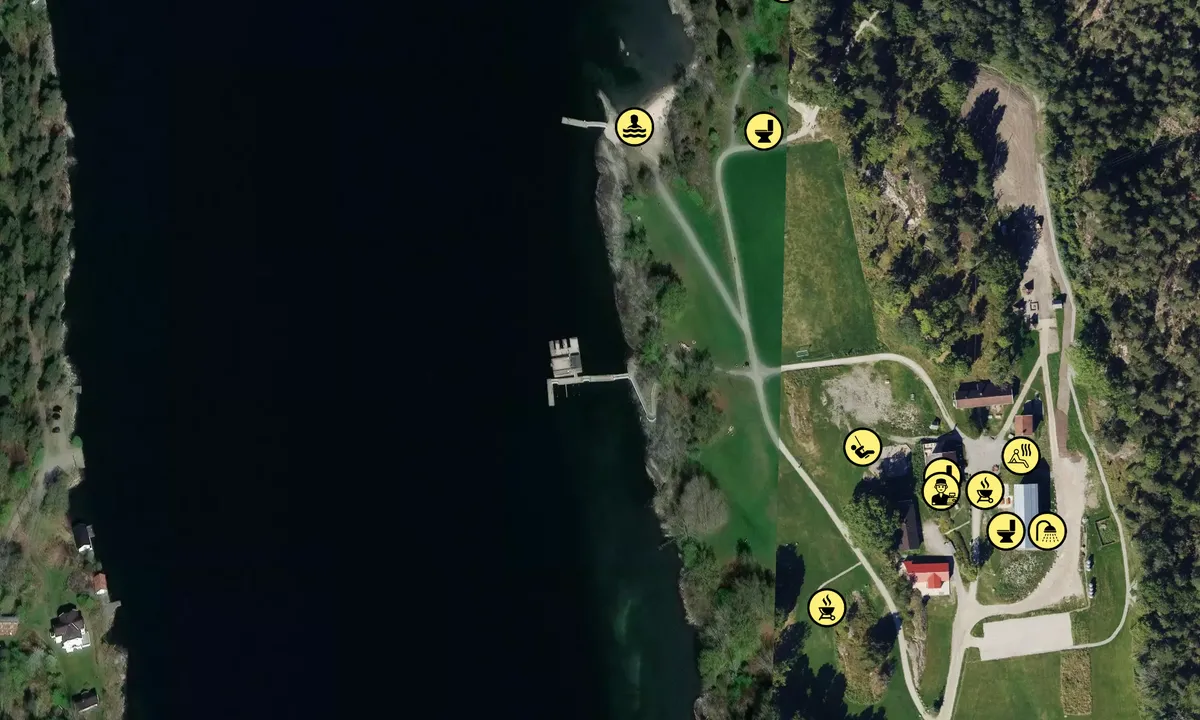 Satelite image of Breivoll gård