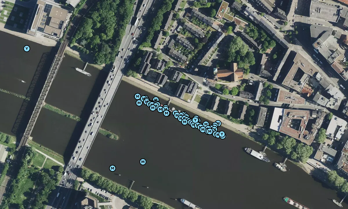 Satelite image of Bremen City
