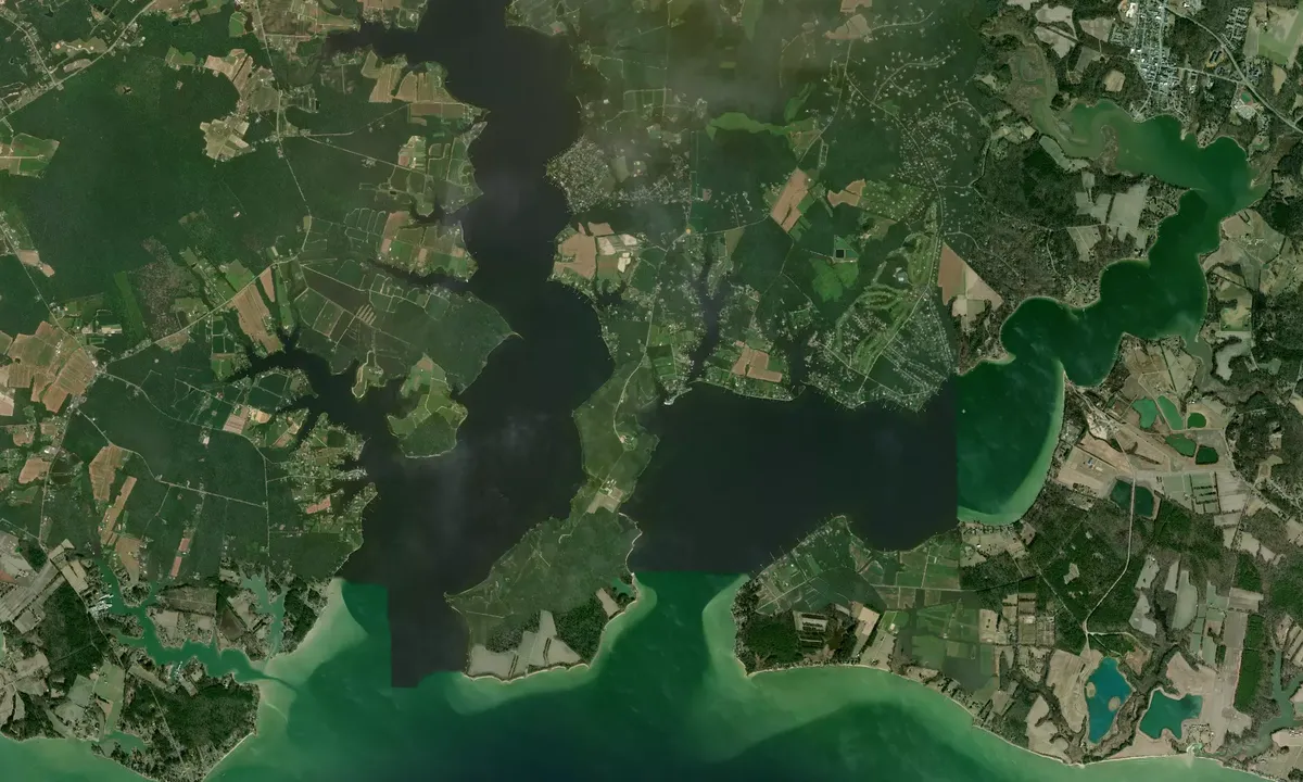 Flyfoto av Breton Bay - West
