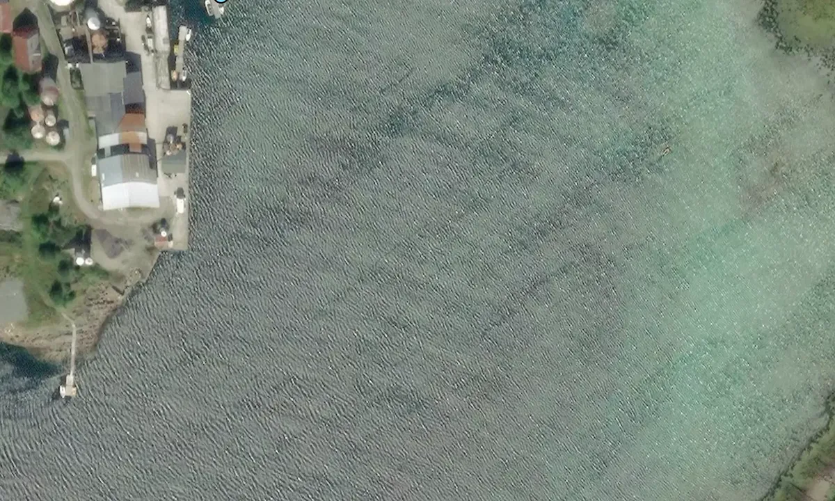 Satelite image of Brettesnes