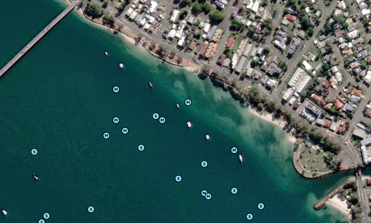 Satelite image of Bribie