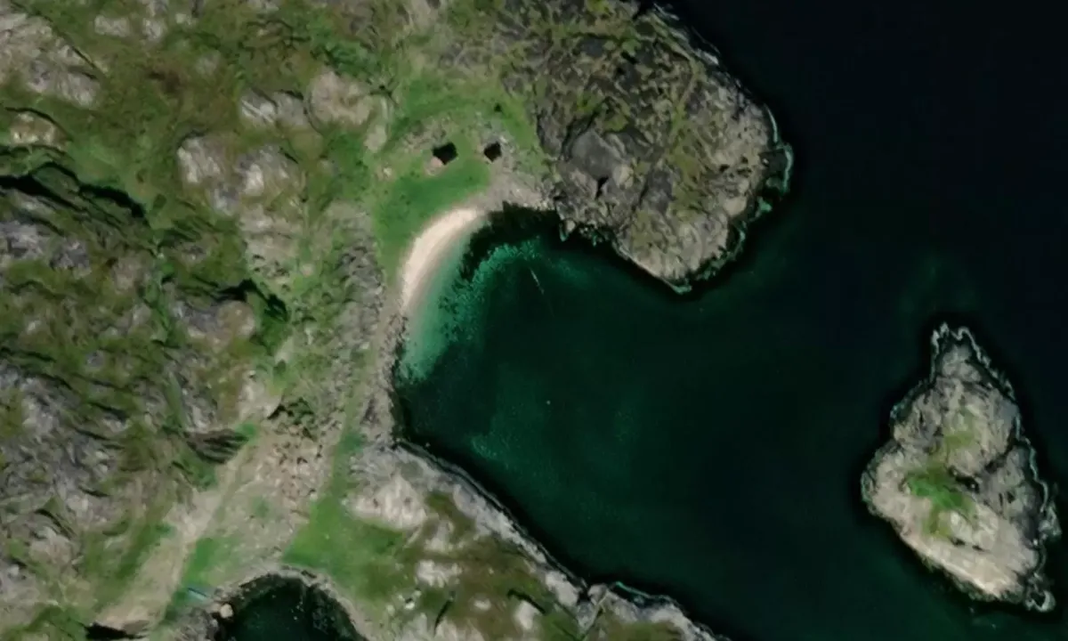 Satelite image of Briskbukta