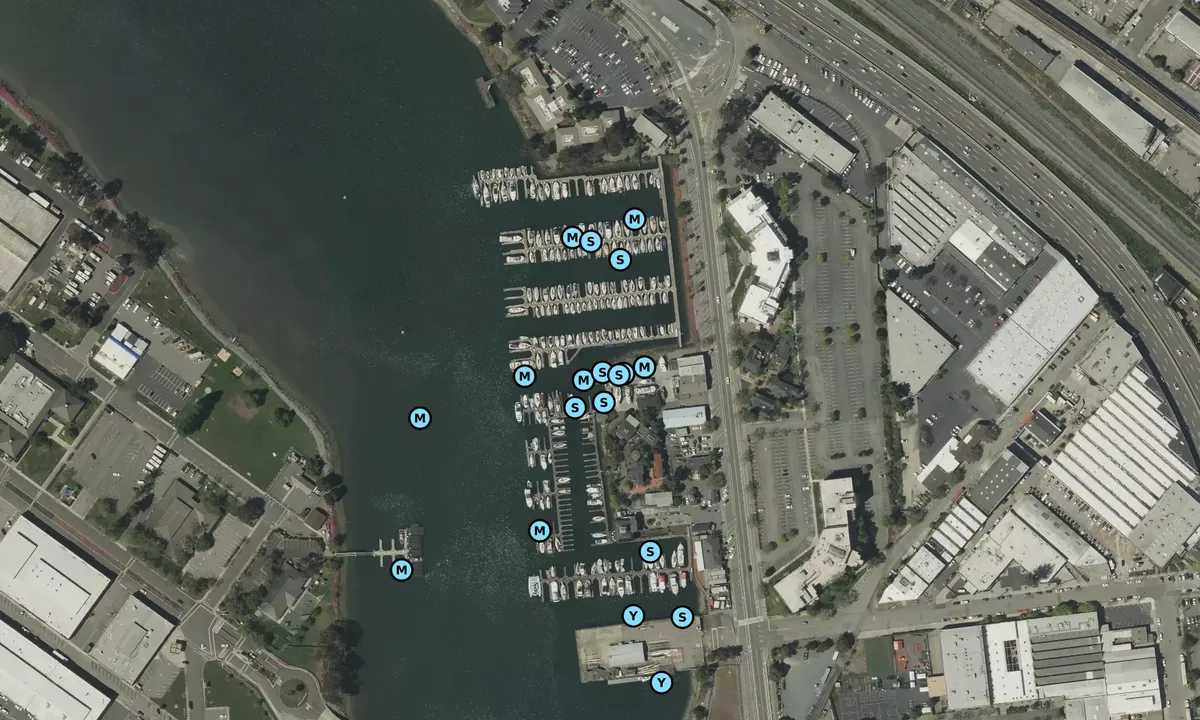 Satelite image of British Marine