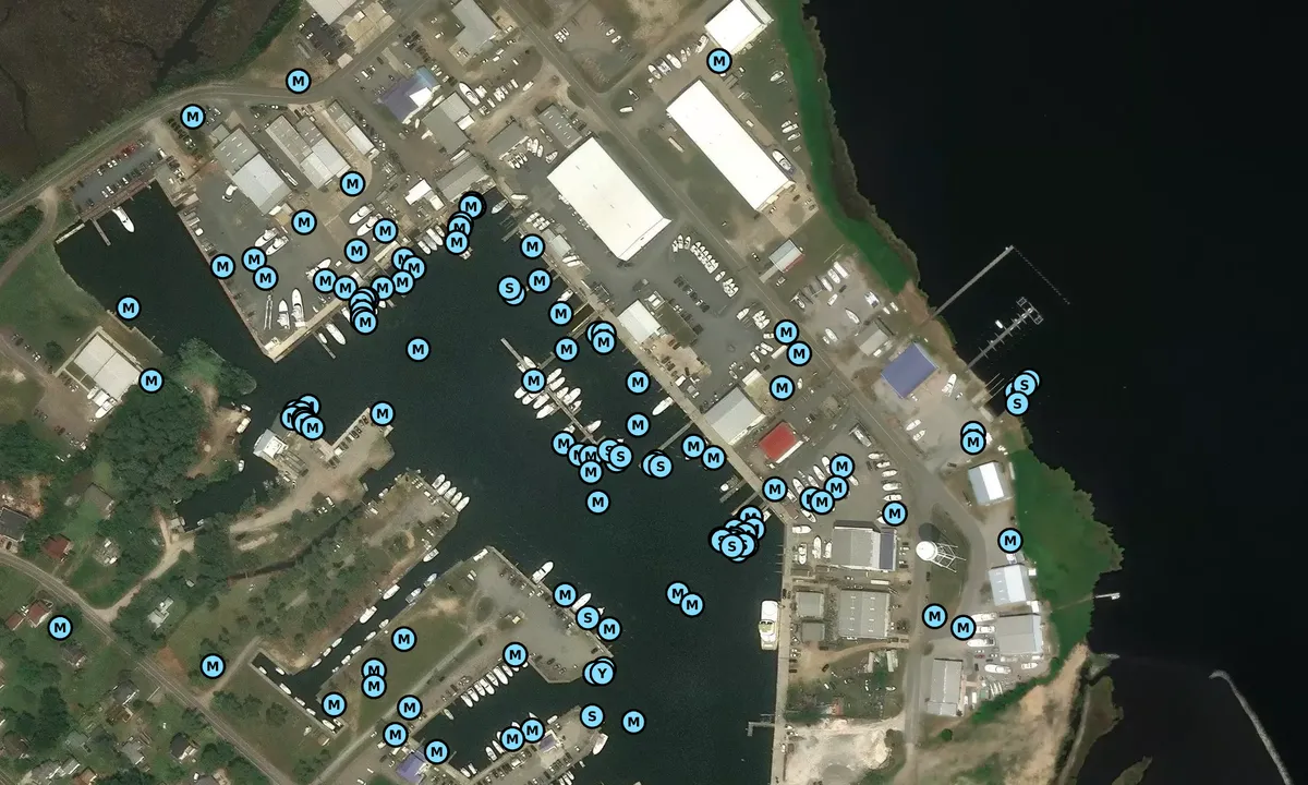 Satelite image of Broad Creek Fishing Center