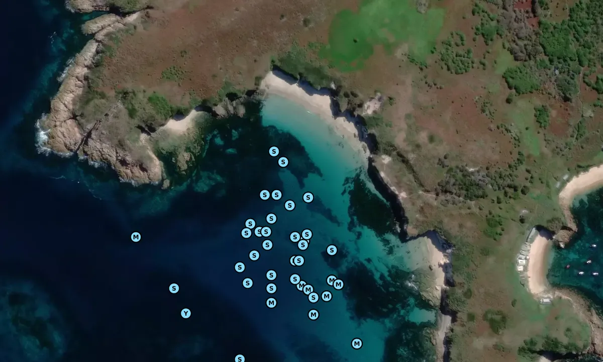 Satelite image of Broughton Island East